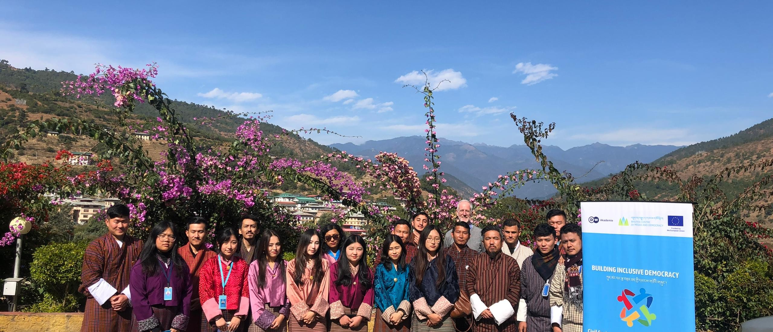 Participants at a Building Inclusive Democracy workshop